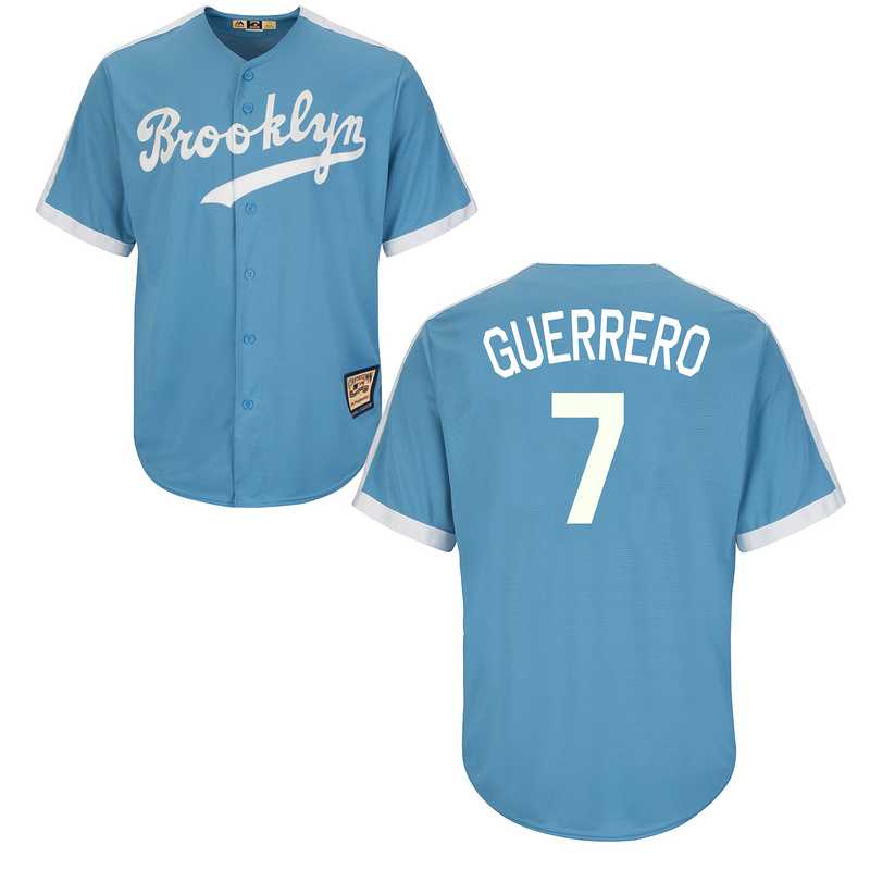 Los Angeles Dodgers #7 Alex Guerrero Light Blue Cooperstown Stitched Jersey JiaSu,We sell and wholesale Los Angeles Dodgers #7 Alex Guerrero Light Blue Cooperstown Stitched Jersey JiaSu on line form chian!